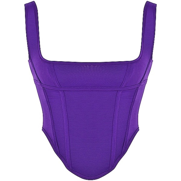 House of CB - Corset Top - Purple - New with Tag 🏷️ - Perfect Condition - Large - Picture 15 of 17